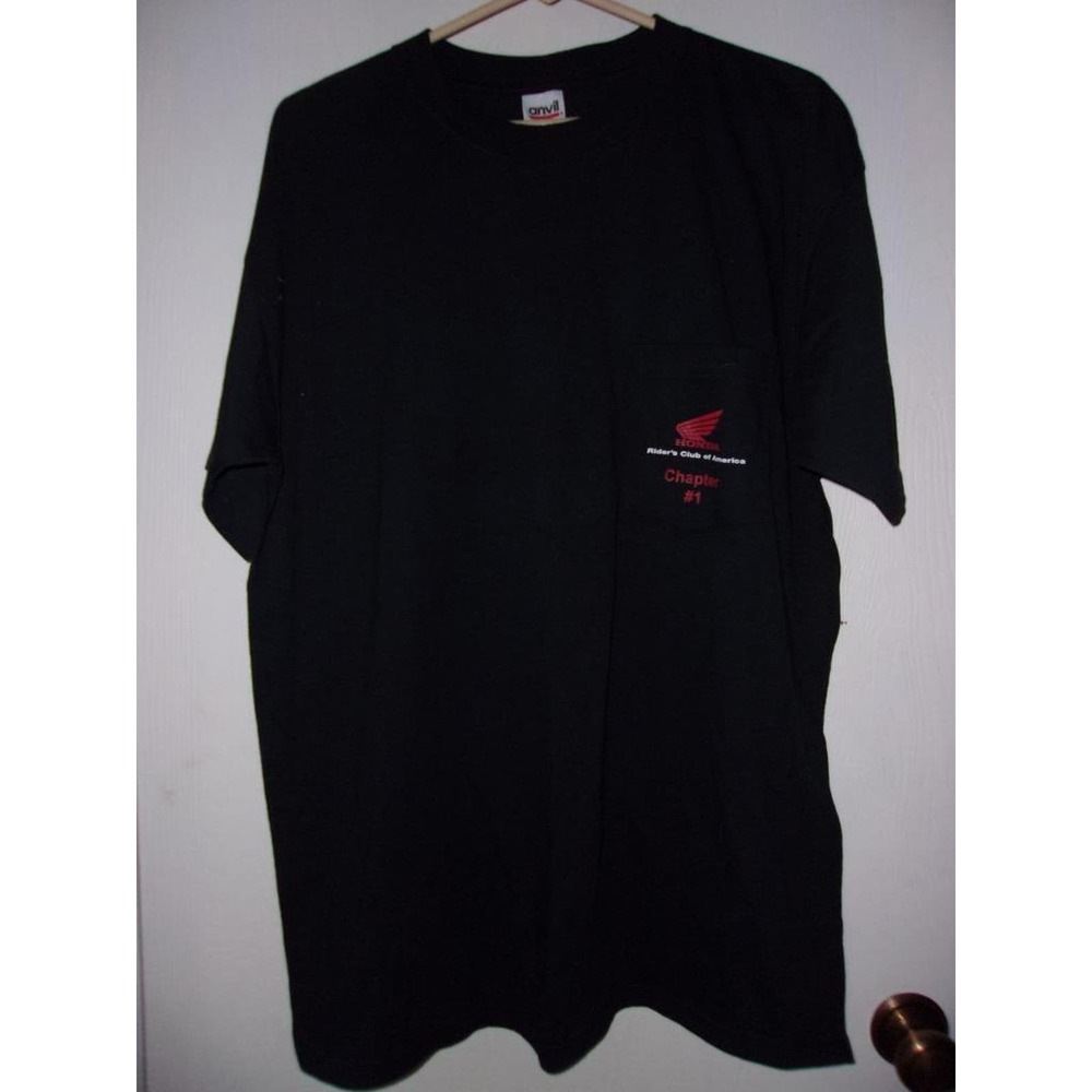 American Honda Employees Riders Club Shirt Mens L 1st Riders Club Chapter RARE